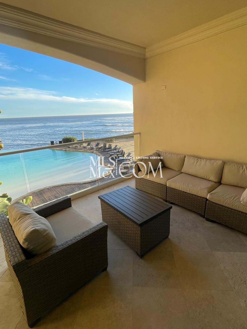 🌊 Ocean View Condo 106 for Rent at Las Olas Grand Rosarito – Furnished 2BR Beachfront Rental Near K38