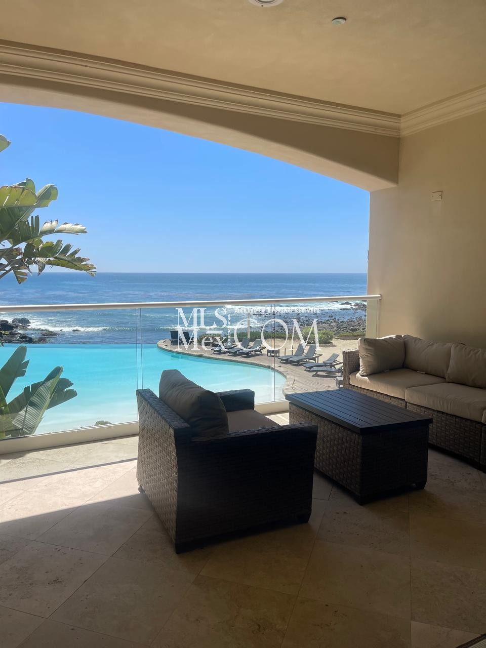 🌊 Ocean View Condo 106 for Rent at Las Olas Grand Rosarito – Furnished 2BR Beachfront Rental Near K38