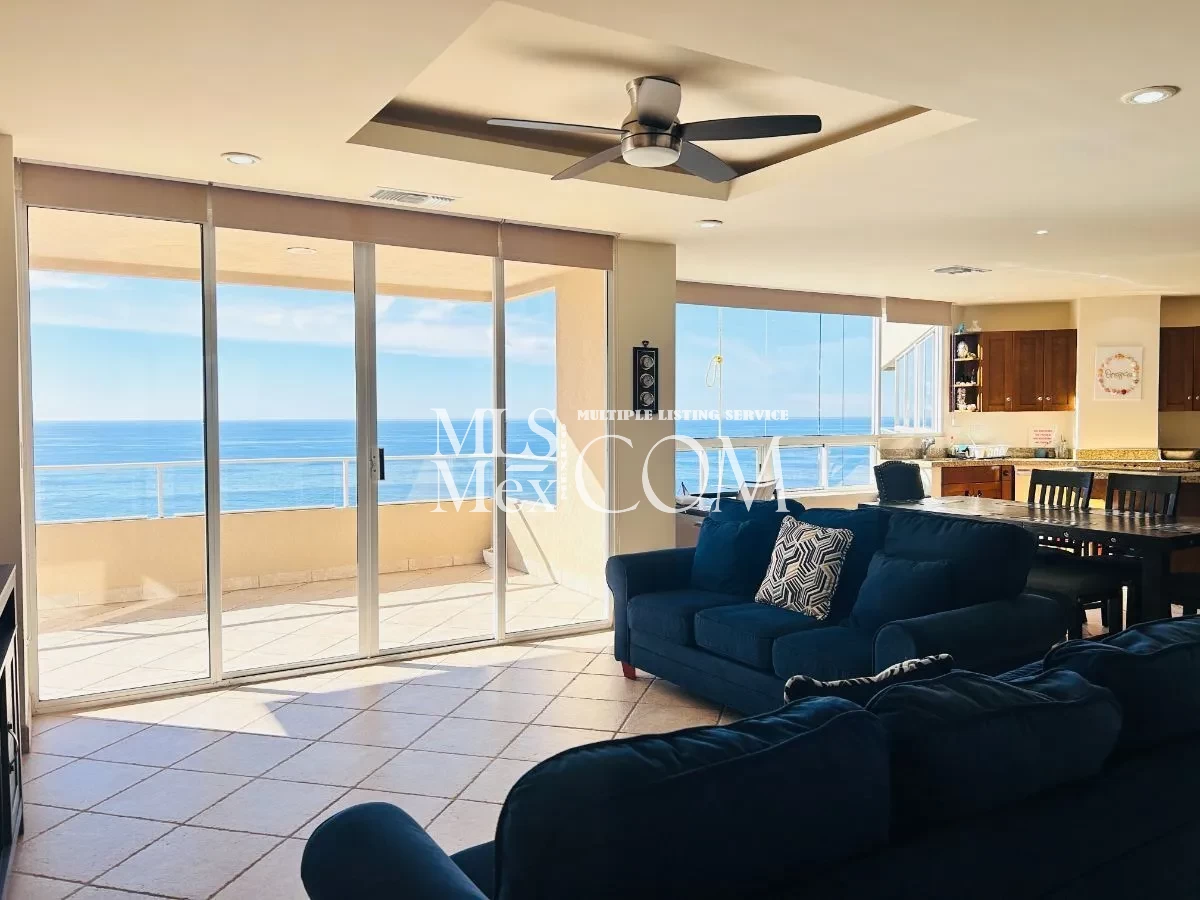 Oceanfront 2BR Condo for Rent in Villas de Calafia, Rosarito | Secure Community Near U.S. Border