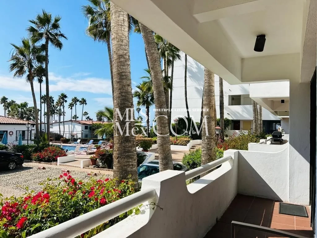 Beachfront 2BR Condo for Rent in La Paloma, Rosarito | Ground-Floor Unit in Secure Resort Community