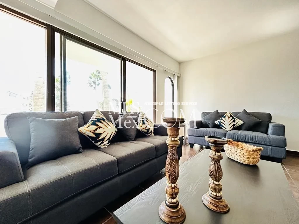 Beachfront 2BR Condo for Rent in La Paloma, Rosarito | Ground-Floor Unit in Secure Resort Community