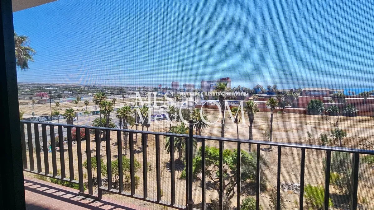 Furnished 2 Bedroom Ocean View Condo for Rent in Rosarito Centro | Gated Community | Beach Access | Pool | $1,350 USD