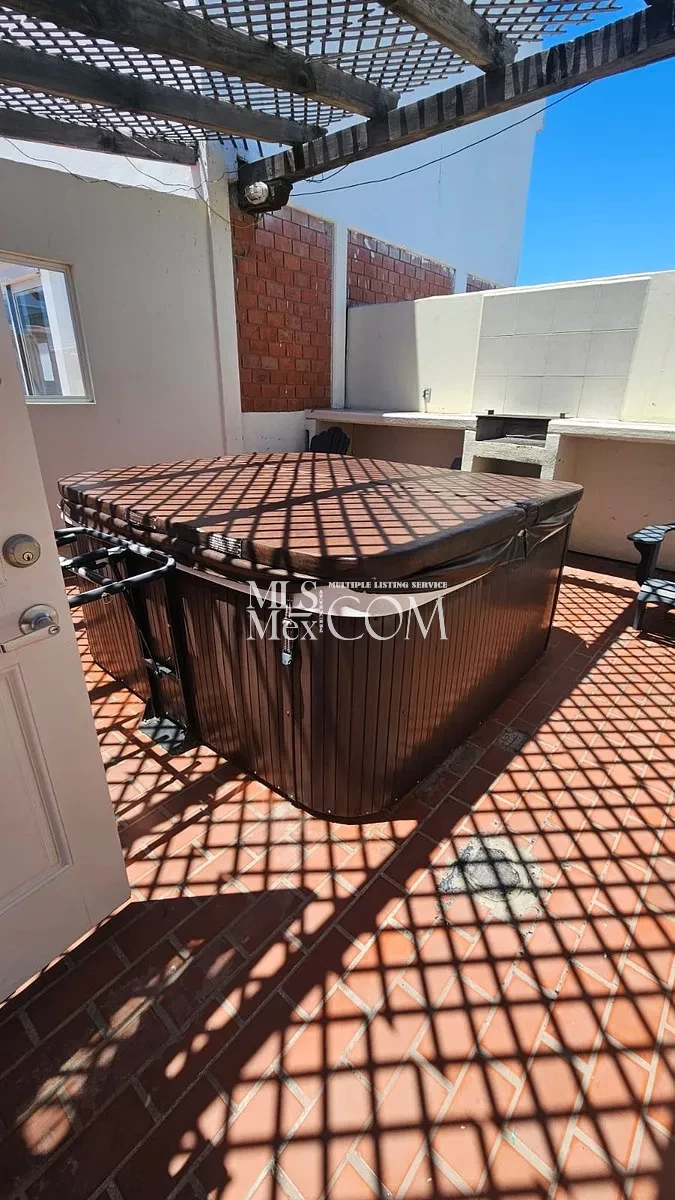 Furnished 2 Bedroom Ocean View Condo for Rent in Rosarito Centro | Gated Community | Beach Access | Pool | $1,350 USD